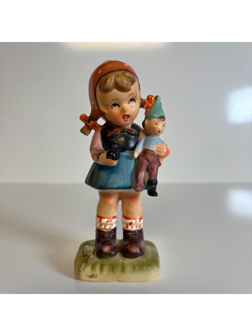 Play Time Girl with Doll Figurine Eric Stauffer Vintage U8561 Japan